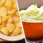 Avete bollito il vostro purè di patate in acqsemplice per