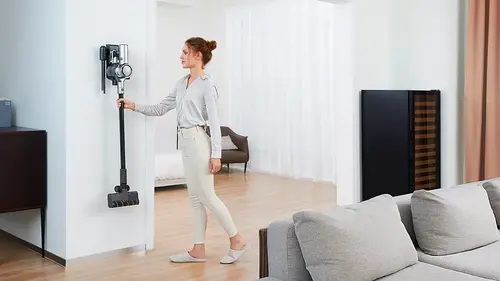 aspirapolvere a batteria a parete